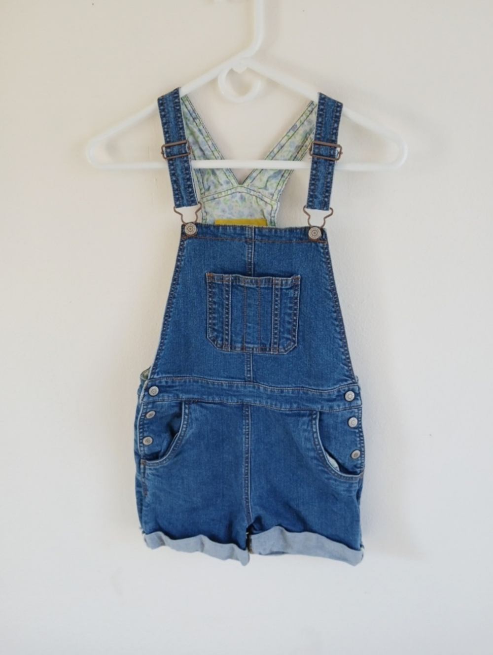 Mini Boden Blue Shortalls Girls Size 9